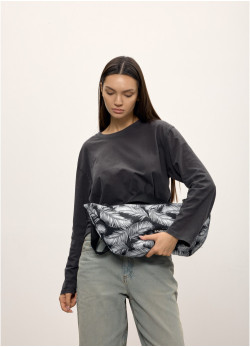 Жіноча сумка Sambag HOBO  Dolly  принт 