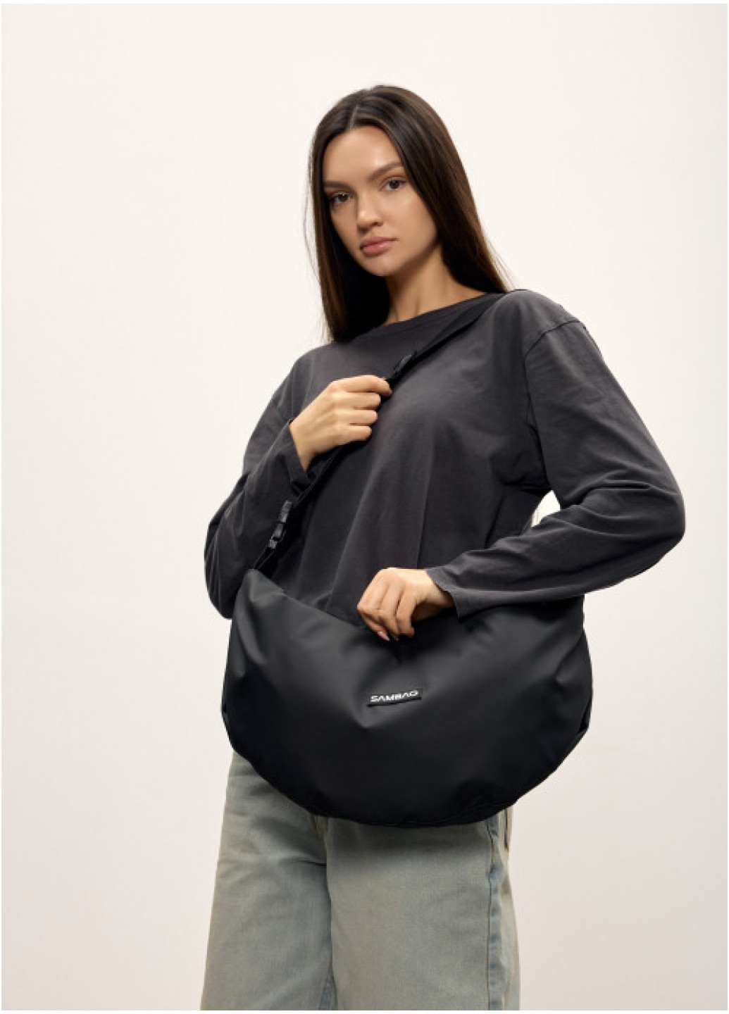 Жіноча сумка Sambag HOBO  Dolly  тканева