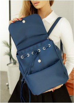 Жіночий рюкзак Sambag Loft MEN темно-синій