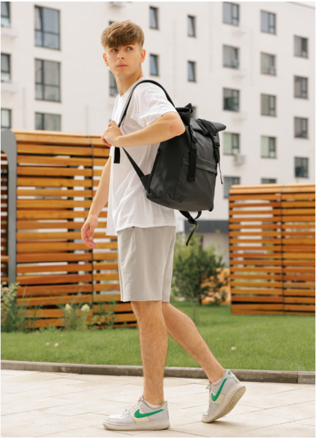 Рюкзак RollTop 0SHm чорний