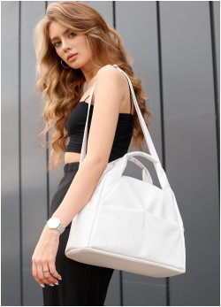  Жіноча спортивна сумка Sambag Vogue біла