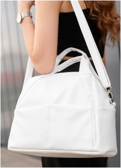  Жіноча спортивна сумка Sambag Vogue біла